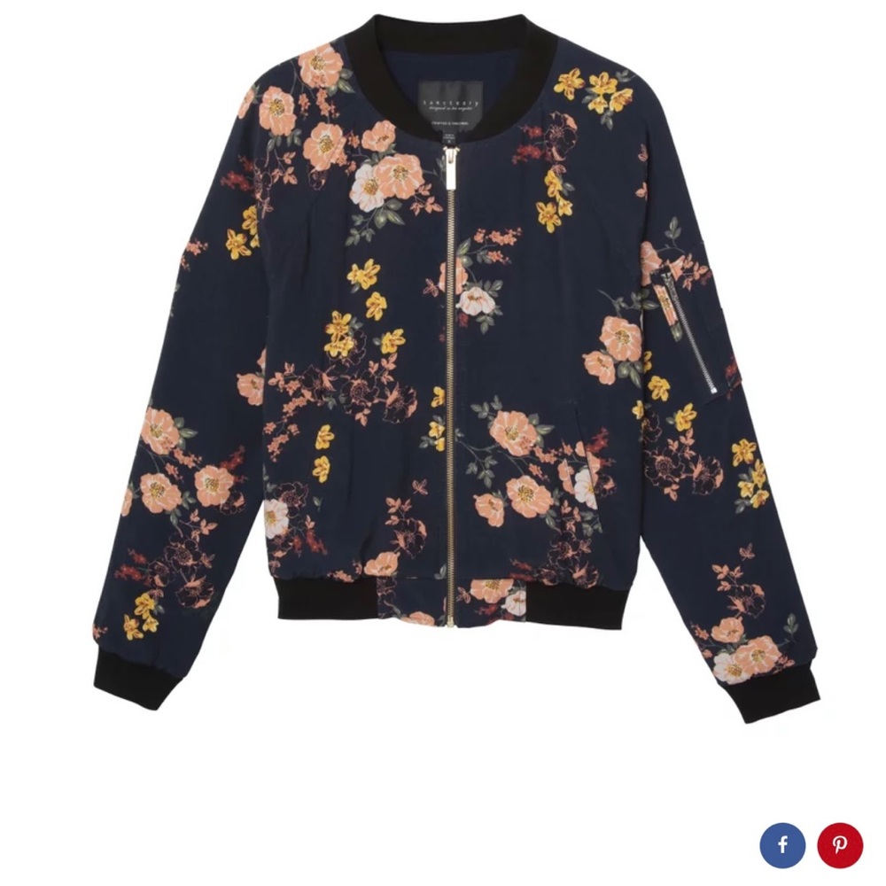 Sanctuary floral bomber jacket from Evereve